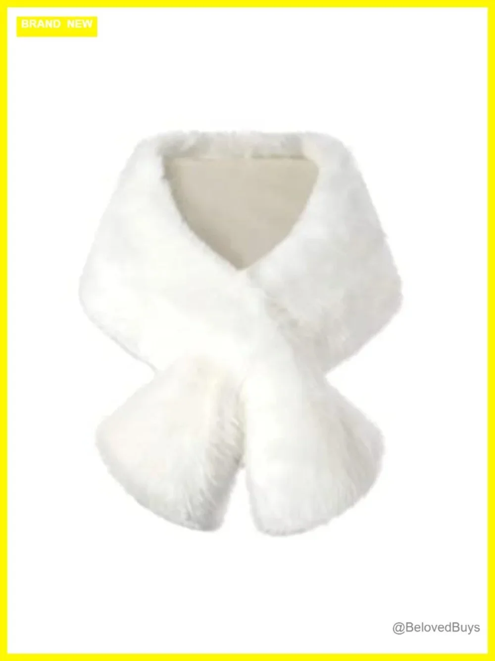 Faux Fur Collar Shawl Scarf Wrap Cape for Winter Coat